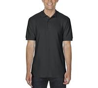 Gildan Men's Adult Premium Cotton Double Piqué Polo/85800 Polo Shirt, Black (Black 36), XXL