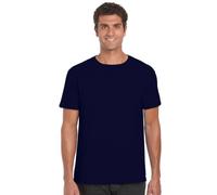 Gildan Men's Adult Softstyle Crew Neck 64000 T-Shirt, Blue (Navy), Small