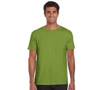 Gildan Men's Adult Softstyle Crew Neck 64000 Regular Fit Short Sleeve T-Shirt, Green (Kiwi), Medium
