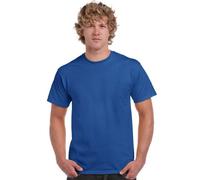 Gildan Men's Adult Ultra Cotton Crew Neck 2000 Regular Fit Short Sleeve T-Shirt, Blue (Royal), X-Large