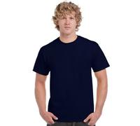 Gildan Men's Adult Ultra Cotton Crew Neck 2000 T-Shirt, Blue (Navy), X-Large