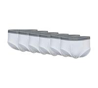 Gildan Men's Brief Underwear Multipack, White (6 Pack), XXL (Pack of 6)