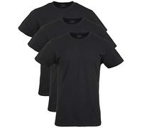 GILDAN Men's Cotton Stretch T-shirts, Multipack Underwear, Black Soot (Crew 3-pack), M UK