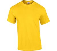 GILDAN Men's Adult Ultra Cotton T-Shirt, Yellow-Gelb (Daisy), Medium