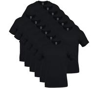 Gildan Men's Crew T-Shirts, Multipack, Style G1100, Black (12-Pack), Large