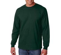 Gildan Men's Double Needle Bottom Hem Rib Knit T-Shirt, Forest Green, XX-Large