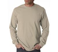 Gildan Men's Double Needle Rib Knit T-Shirt - Black -