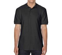 Gildan Men's Double Piqué Polo Shirt in Black | Size: 2XL Gildan Black 2XL