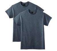 Gildan Men's DryBlend Adult T-Shirt, 2-Pack, Dark Heather, S
