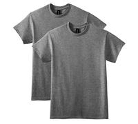 Gildan Men's DryBlend Adult T-Shirt, 2-Pack, Graphite Heather, Medium