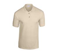 (3XL, Sand) Gildan Mens DryBlend Polo Shirt