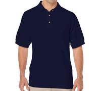 (M, Navy) Gildan Mens DryBlend Polo Shirt
