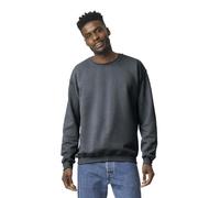 GILDAN Men's Fleece Crewneck Sweatshirt, Style G18000, Dark Heather, L