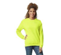 Gildan Men's Fleece Crewneck Sweatshirt, Style G18000, Safety Green, S