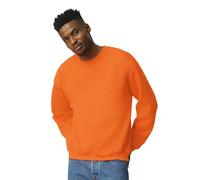Gildan Men's Fleece Crewneck Sweatshirt, Style G18000, Safety Orange, XL