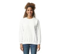 Gildan Men's Fleece Crewneck Sweatshirt G18000, White, M