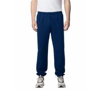 Gildan Men's Fleece Elastic Bottom Sweatpants, Style G18200, Navy, Large