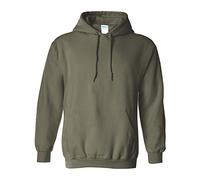 Gildan Heavy Blend Hooded Sweatshirt - Adult Unisex - XL - Military Green