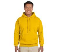 Gildan Heavy Blend Adult Hooded Sweatshirt Gold 2XL with Air Jet Spun Yarn