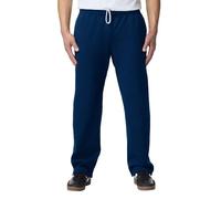 Gildan Men's Fleece Open Bottom Pocketed Pant Sweatpants, Navy, X-Large