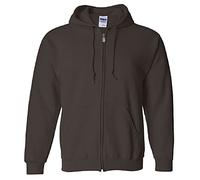 Gildan Men's Hoodie, Dark Chocolate Brown, XL