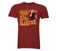 Gildan Men's Francesco Totti There Will Never Be Another T-Shirt (Burgundy) in Burgundy | Size: Small Gildan Burgundy S