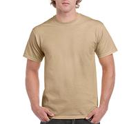 Gildan Men's Ultra Cotton Tee Extended Sizes, Tan, XX-Large