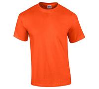 Gildan Mens Heavy Cotton Short Sleeve T-Shirt (2XL) (Orange)