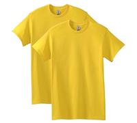 GILDAN Men's Gildan Men's Heavy Cotton T-shirt, Style G5000, 2-pack Shirt, Daisy, M UK