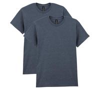 GILDAN Men's Gildan Men's Heavy Cotton T-shirt, Style G5000, 2-pack Shirt, Dark Heather, L UK