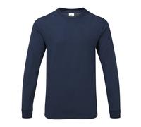 Gildan Men's Hammer Heavyweight Long Sleeve T-Shirt in Dark Navy | Size: Small Gildan Dark Navy S