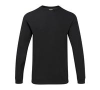 (3XL, Black) Gildan Mens Hammer Heavyweight Long Sleeve T-Shirt