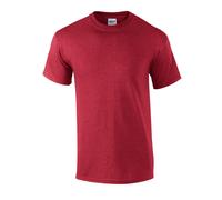Gildan Men's Heather Ultra Cotton T-Shirt in Dark Red | Size: Medium Gildan Dark Red M