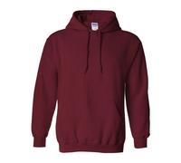 Gildan Men's Heavy Blend Adult Hooded Sweatshirt Hoodie in Maroon | Size: 2XL Gildan Maroon 2XL