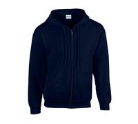 (M, Navy) Gildan Mens Heavy Blend Full Zip Hoodie