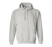 GILDAN Mens Heavy Blend Hooded Sweatshirt, Ash, L