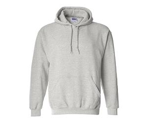GILDAN Mens Heavy Blend Hooded Sweatshirt, Ash, L