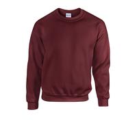 (S, Maroon) Gildan Mens Heavy Blend Sweatshirt
