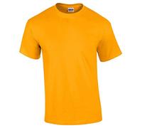 (2XL, Gold) Gildan Mens Heavy Cotton Short Sleeve T-Shirt