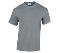 Gildan Mens Heavy Cotton Short Sleeve T-Shirt (M) (Graphite Heather)