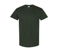 (2XL, Forest Green) Gildan Mens Heavy Cotton Short Sleeve T-Shirt (Pack Of 5)