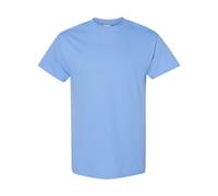 (M, Carolina Blue) Gildan Mens Heavy Cotton Short Sleeve T-Shirt (Pack Of 5)
