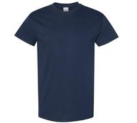 (4XL, Navy) Gildan Mens Heavy Cotton Short Sleeve T-Shirt (Pack Of 5)
