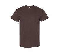 (3XL, Dark Chocolate) Gildan Mens Heavy Cotton Short Sleeve T-Shirt (Pack Of 5)