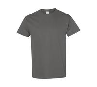 (L, Charcoal) Gildan Mens Heavy Cotton Short Sleeve T-Shirt (Pack Of 5)