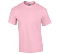Gildan Mens Heavy Cotton Short Sleeve T-Shirt (S) (Light Pink)