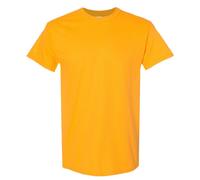 (M, Gold) Gildan Mens Heavy Cotton Short Sleeve T-Shirt