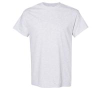 Gildan Men's Heavy Cotton Short-Sleeved T-Shirt in Grey | Size: Medium Gildan Grey M