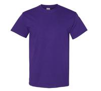 Gildan Men's Heavy Cotton Short-Sleeved T-Shirt in Purple | Size: 5XL Gildan Purple 5XL
