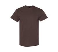 Gildan Men's Heavy Cotton T-Shirt in Chocolate | Size: 2XL Gildan Chocolate 2XL